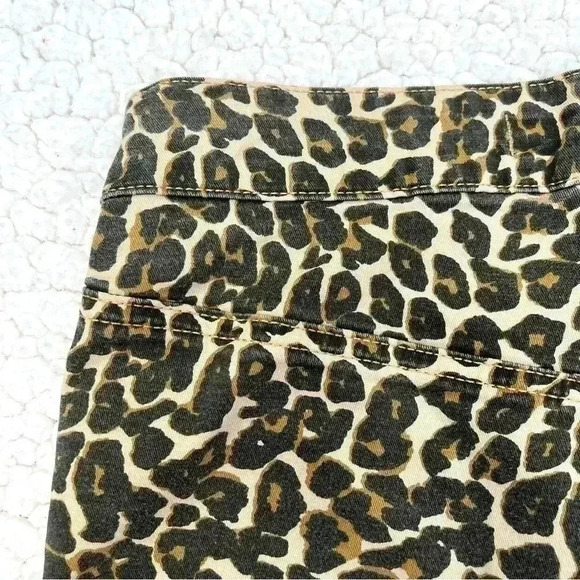 We The Free Animal Print Highrise Skinny Pants Jeggings Size 26 - Picture 9 of 14